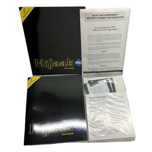 Hijaak Pro Image Converter Software and Clipart IBM PC Floppy Inset Systems Vtg